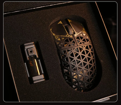IPI Piao Float Wireless 8k Mouse 3 Mode Bluetooth Dual 8k Carbon Hell Out Gaming Esports Lightweight Mouse Custom Made Mice Gift
