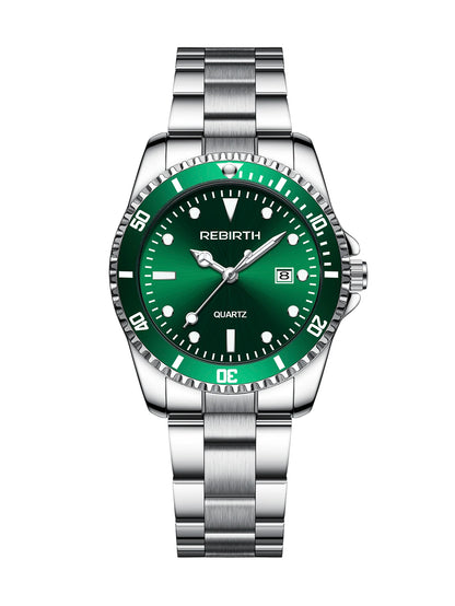 Women's Stainless Steel Strap Elegant Business Classic Date Quartz Watch