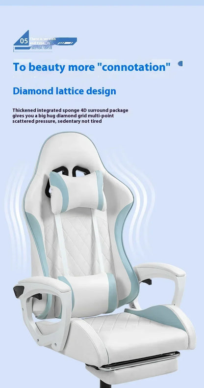 Hot Selling Gaming Chair Ergonomic Racing Gaming Chair Sedentary Comfortable Home Computer Chair for Office Computer Living Room