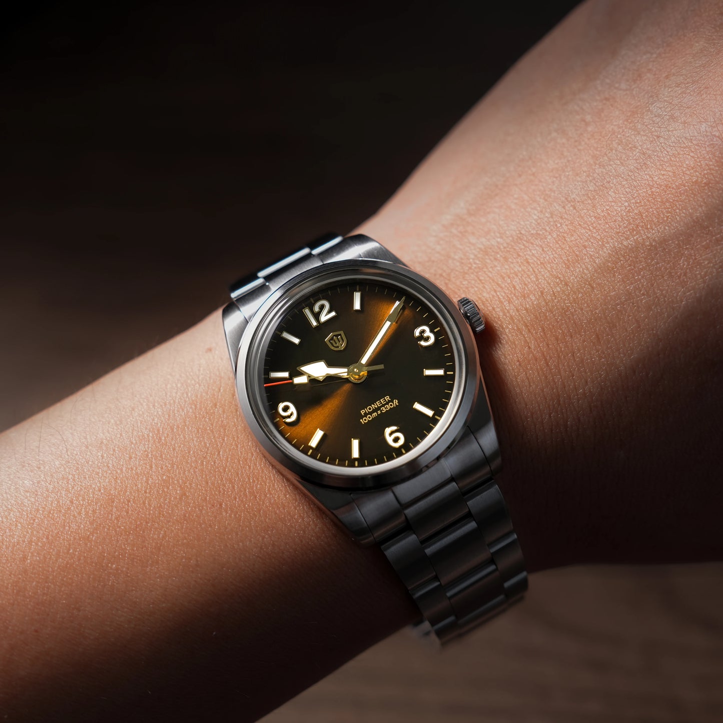 Watchdives WD1960S V2 36.5mm Men’s Quartz Watch VH31 Sweep-Seconds Movement  Sapphire Crystal BGW9/C3 Luminous  Watch for Men