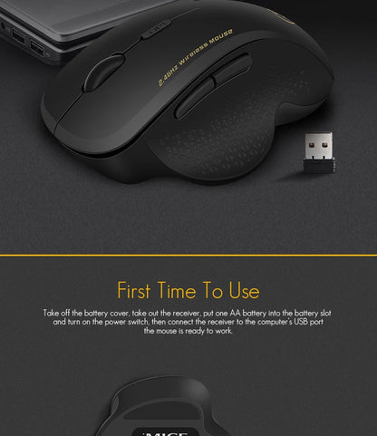 UTHAI G6 Laptop Accessories Ergonomic Design 2.4G Wireless Mouse Business Office Gift Smart 6-Button Gaming Mouse