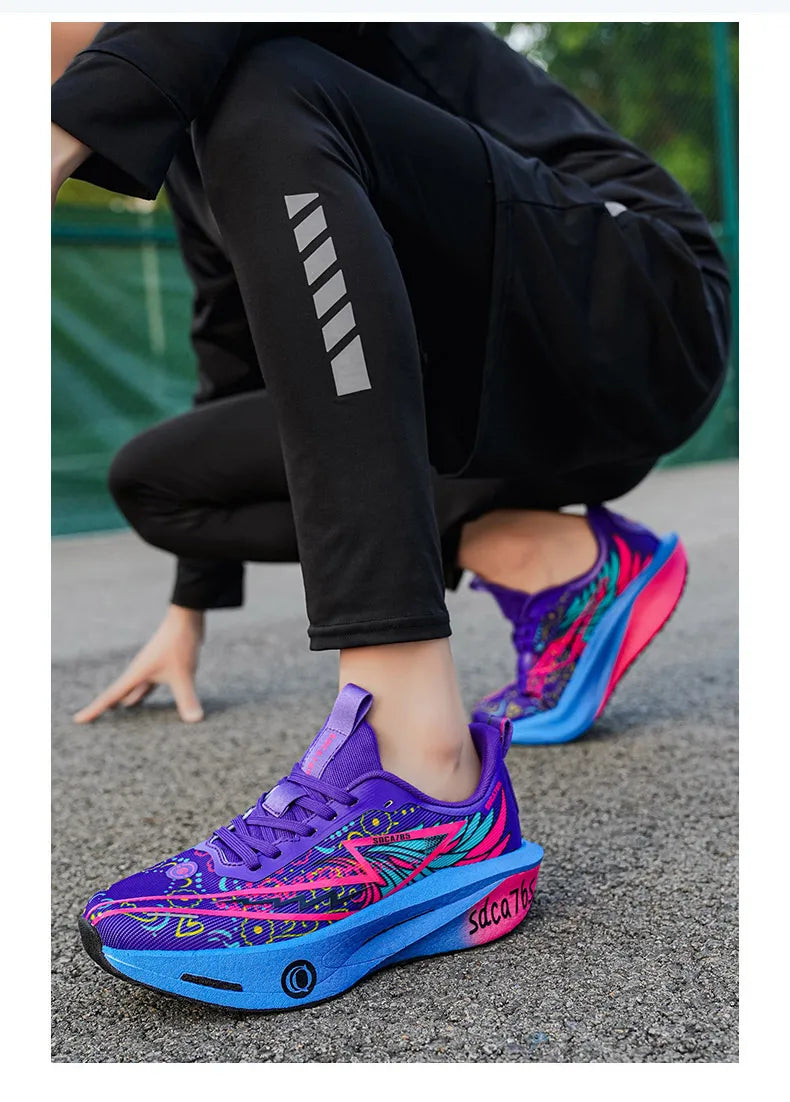 Running Shoes Carbon Board Men Marathon Sports Speciality Breathable Lightweight Women's Comfortable Athletic Outdoor Sneakers