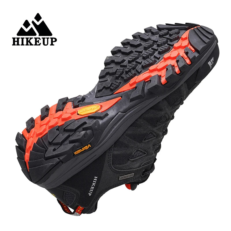 HIKEUP Scarpe outdoor da uomo per escursionismo, sport e tempo libero, scarponcini da trekking in montagna e campeggio, sneaker antiscivolo e resistenti all’usura