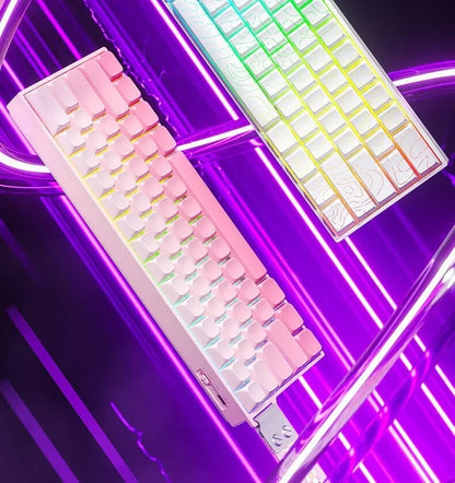 AULA Mini60 HE Magnetic Switch Keyboard RGB Tri Mode Wireless Mechanical Keyboard 8000Hz 0.01mmRT Gaming Keyboard Gamer Gifts