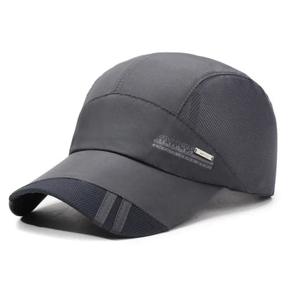 Unisex-Outdoor-Sport-Mesh-Kappe mit Schnell-Trocken-Funktion – Baseballkappe zum Sonnenschutz im Sommer