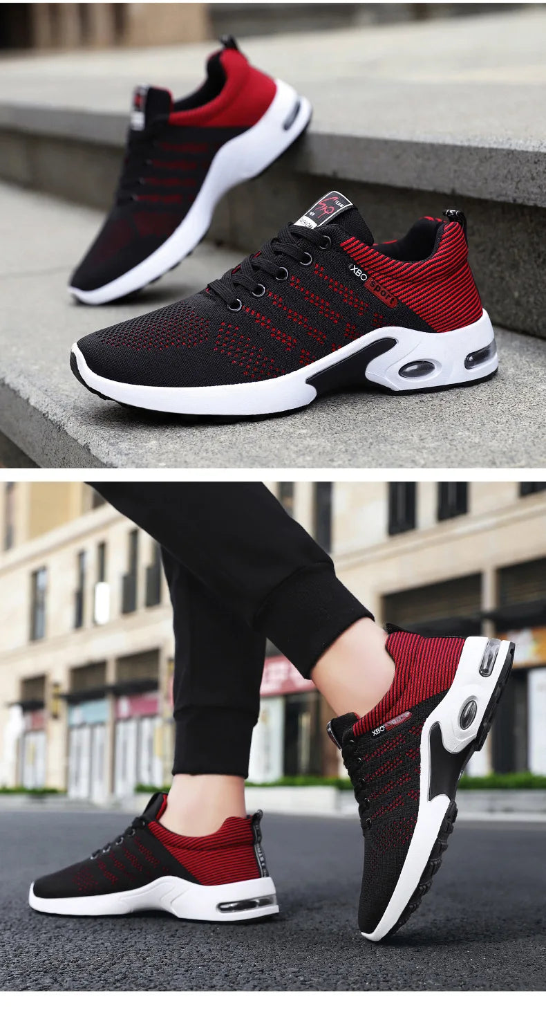 Chaussures de course respirantes à lacets pour hommes, tendance coréenne, légères, décontractées, confortables, nouvelle Version