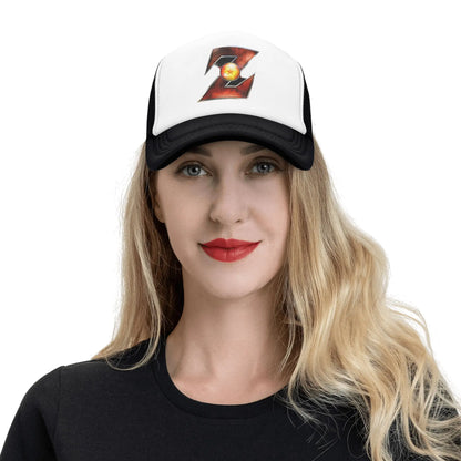 Adult Dragon Ball  Z Logo Trucker Caps Mesh Baseball Cap Polyester  Hats Trucker Hat Breathable Sports Cap Summer