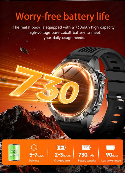 Smart Watch Men GPS Track High End watch Swim Waterproof Watches six axis sensor Sports 2GB Memory GPS Map Compass Smartwatch