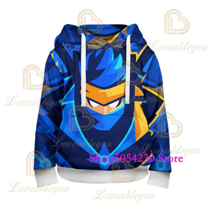 Felpa con cappuccio Fortnite con lama stampato in 3D, stile Battle Royale cartoon, per uomo e donna, felpa da eroe del gioco per adolescenti