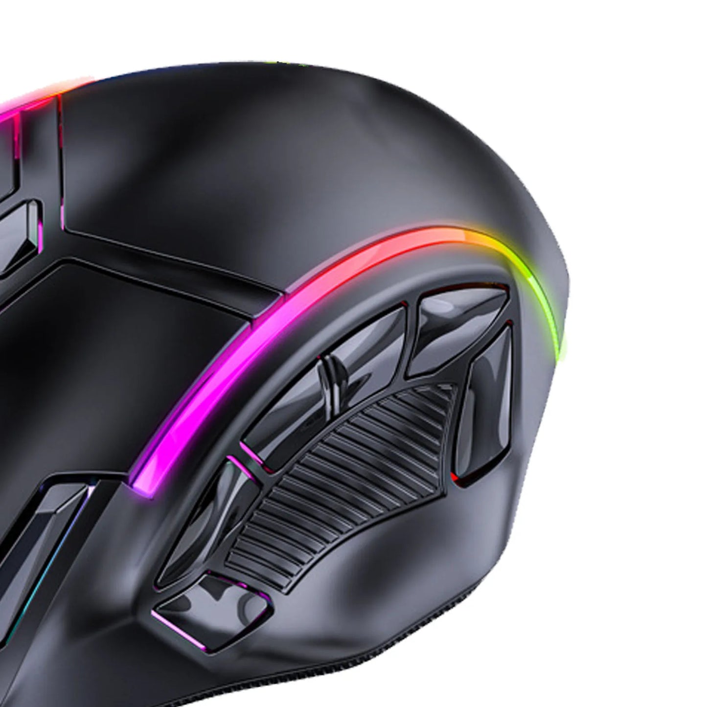 12800DPI Gaming Mouse RGB Gaming Mouse Gaming Mouse RGB Wired 12800DPI 12 Keys Macro Definition Computer Replacement Accessories