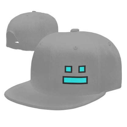 Bonés de basebol «Geometry Dash» para videojogos, bonés snapback para homem e mulher, bonés ajustáveis, bonés de basebol hip-hop, casquette