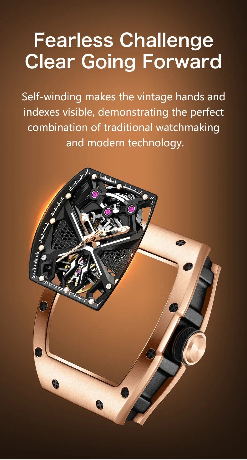 TAKE THE CHANCE Model 5 Automatic Movement RMI White Label High-end wristwatch Collector Gift for Watch Lover Gift