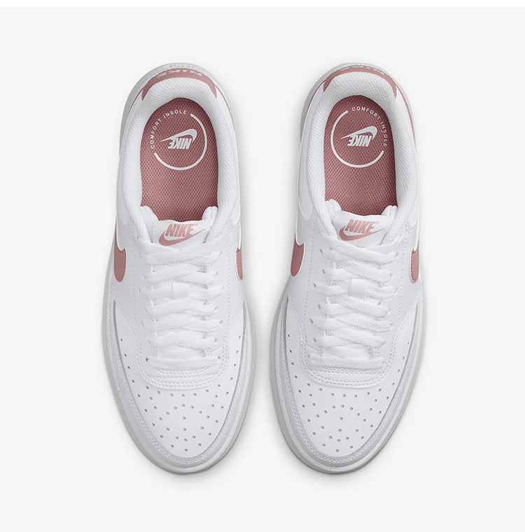 Nike Official Genuine Court Vision Alta Women's Thick-Sole Casual Sneakers DZ5394-102