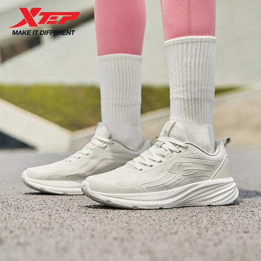 XTEP Running Shoes For Women 2025 Summer New Elastic Comfortable Wear-Resistant Training Professional Sports Shoes 875318110013