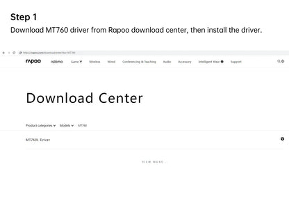 Rapoo MT760/MT760L/MT760Mini/MT760M Rechargeable Multi-mode Bluetooth Wireless Mouse Ergonomic 4000 DPI Support Up to 4 Devices