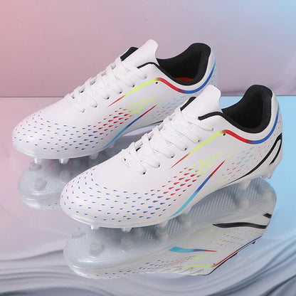 New Men Soccer Shoes High-top Futsal High-quality Cleats Grass Non-Slip Football Boots Match Sneakers Indoor Hot-selling FG/TF