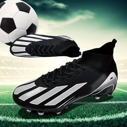New Men's Football Boots Adult's Soccer Field Shoes Teenager's Sports Cleats Outdoor Grass Training Boots High Quality Sneakers