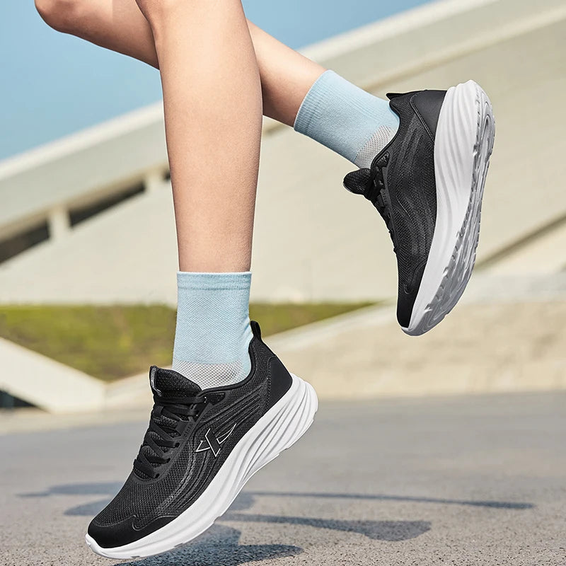 XTEP Running Shoes For Women 2025 Summer New Elastic Comfortable Wear-Resistant Training Professional Sports Shoes 875318110013