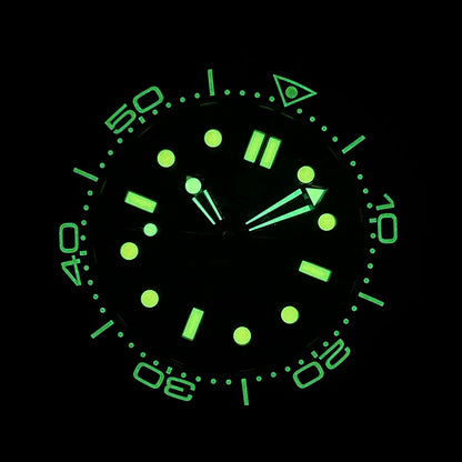 STEELDIVE SD1957 New Arrival 42MM Vintage Bezel 300M Waterproof NH35 Green Luminou Sapphire Glass Automatic  Dive Watch Montre