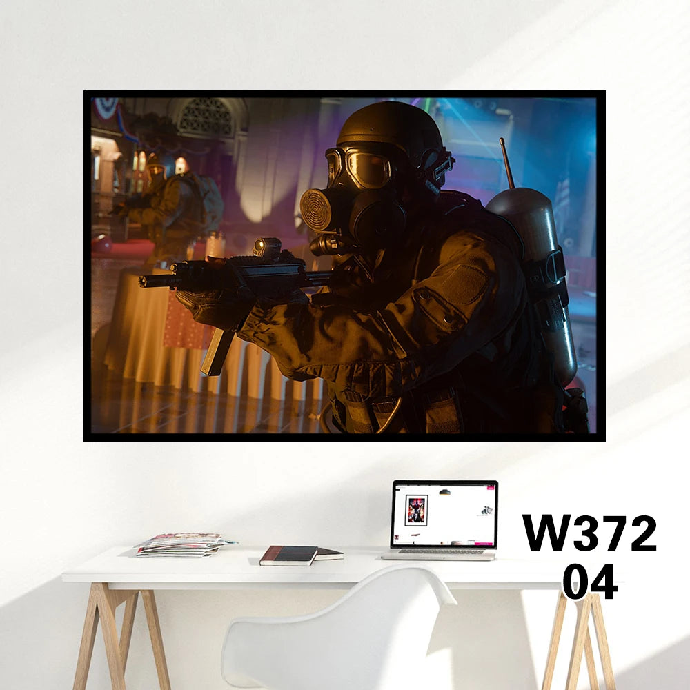 《Call of Duty: Black Ops 6》PS GAME Canvas Poster Call of Duty 21 HD large wall art decorative painting Home bedroom Decor gift