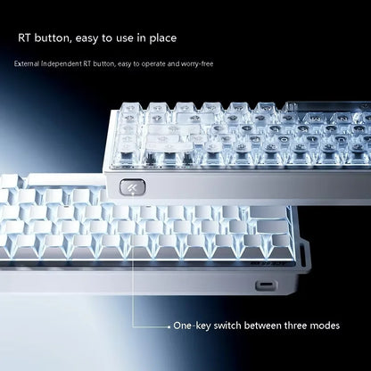 MCHOSE ACE68 V2 Gaming Keyboard Hall Effect 0.001MM RT 8kHz Polling Rate Hot Swappable Support 16K/128K/256K Scan Rate RGB DKS