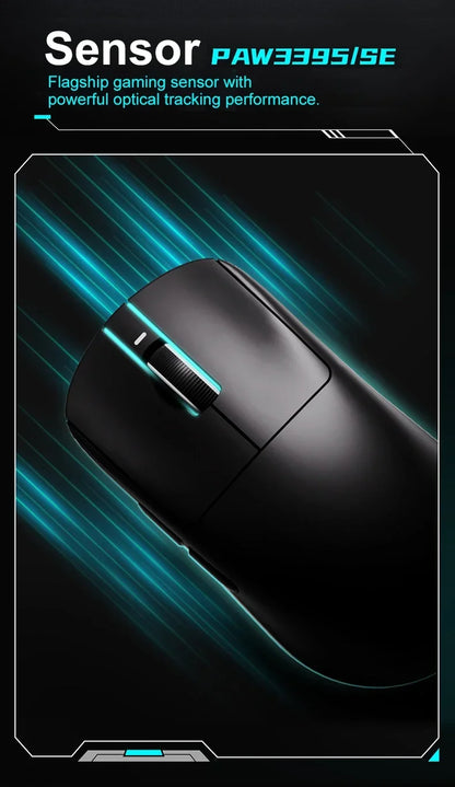 VXE Dragonfly R1 Pro MAX 2.4G WirelessGaming Mouse PAW3395 26000DPI 3-mode Connection with Low Latency Wired Gaming Mouse