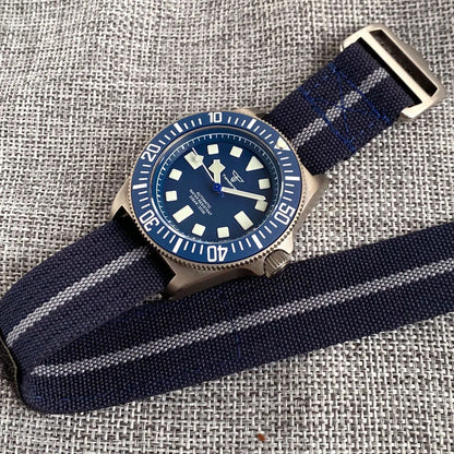Titanium Case Tandorio 42mm Retro FXD NH35 PT5000 Mechanical Men Watch Sapphire 200M Diver Watches Luminous Montres hommes