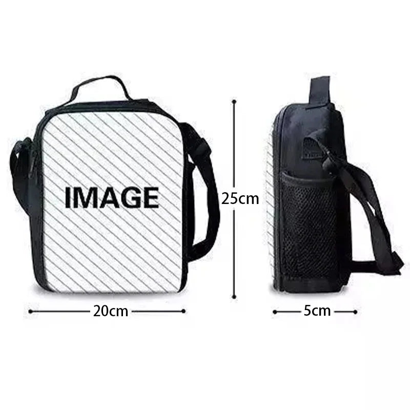 Neue FortniteS Kinder-Isoliertasche mit großem Fassungsvermögen für Jungen und Mädchen, wiederverwendbare Thermo-Kühltasche für Schule, Outdoor-Picknick und Lunchbox