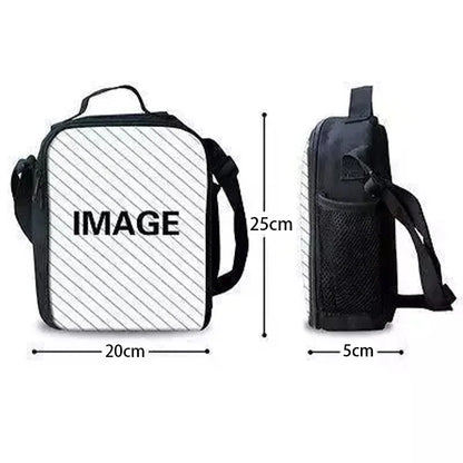 Neue FortniteS Kinder-Isoliertasche mit großem Fassungsvermögen für Jungen und Mädchen, wiederverwendbare Thermo-Kühltasche für Schule, Outdoor-Picknick und Lunchbox