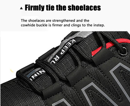 Zapatillas de senderismo para hombre, de exterior, con suela de goma antideslizante, tácticas de entrenamiento, ligeras y cómodas para senderismo, viajes y deporte