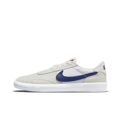 Nike Heritage Vulc SB Comfortable, slip-resistant, durable, lightweight Low-top skate shoes Unisex Off-white and blue CD5010-105