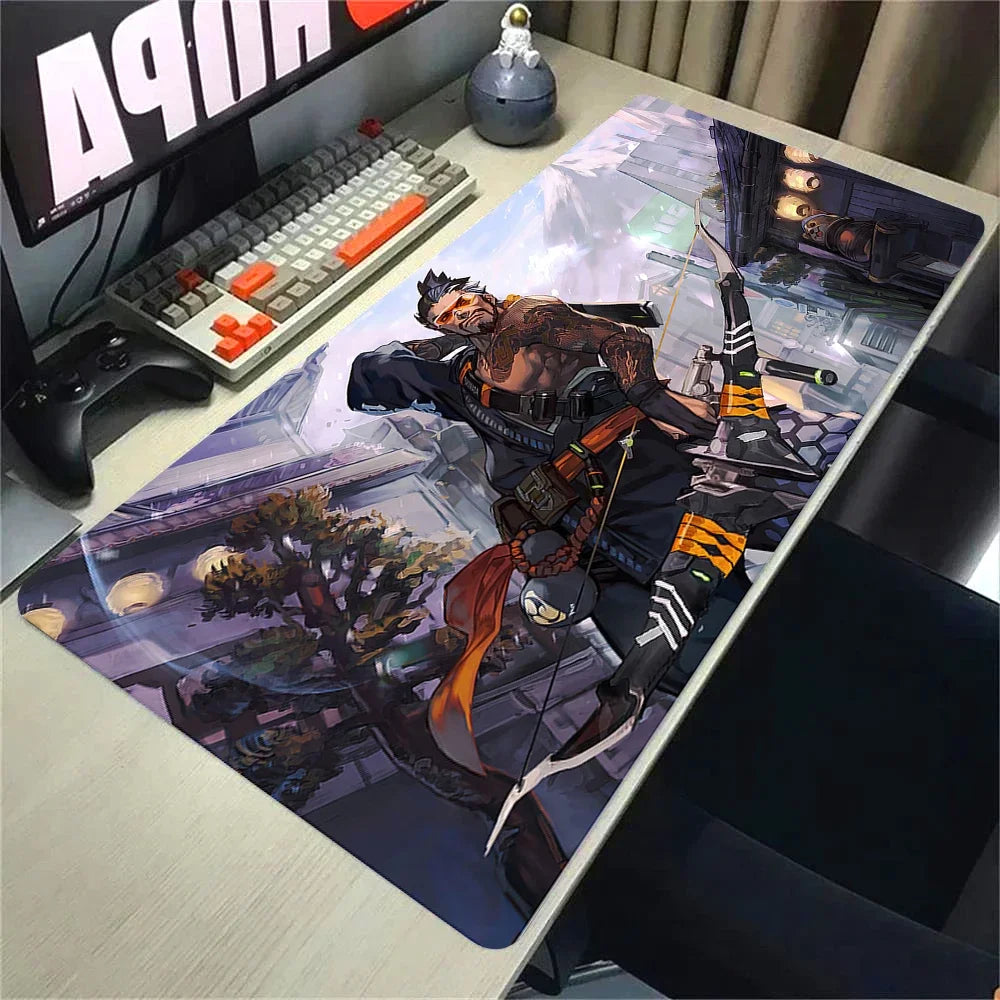 Overwatch 2 Gaming Accessories Mouse Pad Gamer Cabinet Pc Big Desk Mat Computer Keyboard Desks Xxl Mousepad Anime Large Mausepad