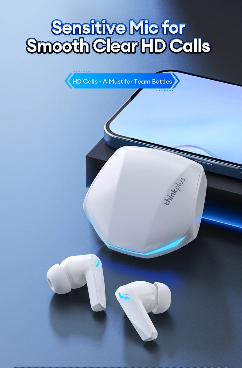 5PCS Original Lenovo GM2 Pro  TWS Wireless Headphones Sliding Cover Gaming Earphone Bluetooth 5.3 Sport Earbuds Music Headsets