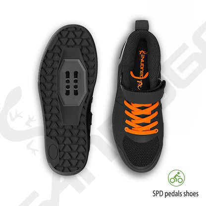 Sandugo Cycling Shoes for Men Apply to Mountain Bike Downhill  Uphill and Indoor Bicycle Compatible With SPD and FlatPedal