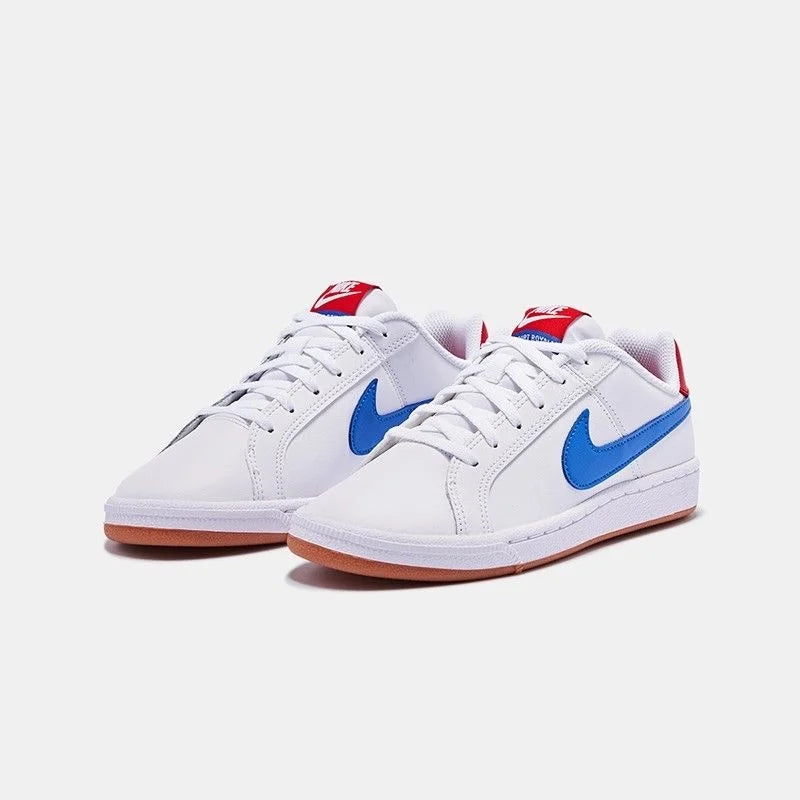 Nike Court Royale Sports Comfortable Low-Top Kids' Sneakers White Blue Red 833535-109