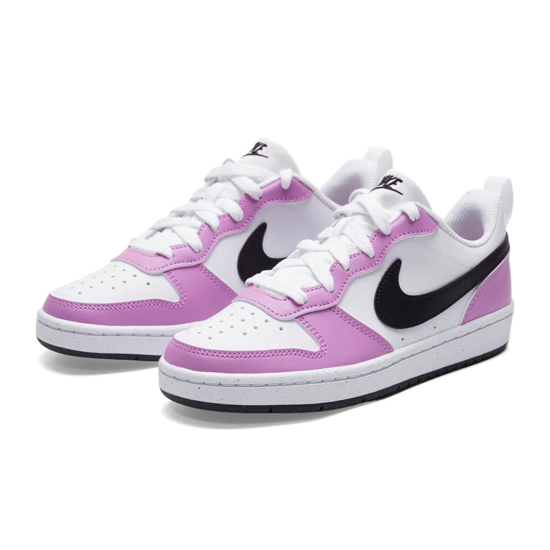 Nike (Nike) Women's Shoes Court Borough Low (Gs) Trendy Fashion Low-Top Sneakers Skateboard Shoes Dv5456-136