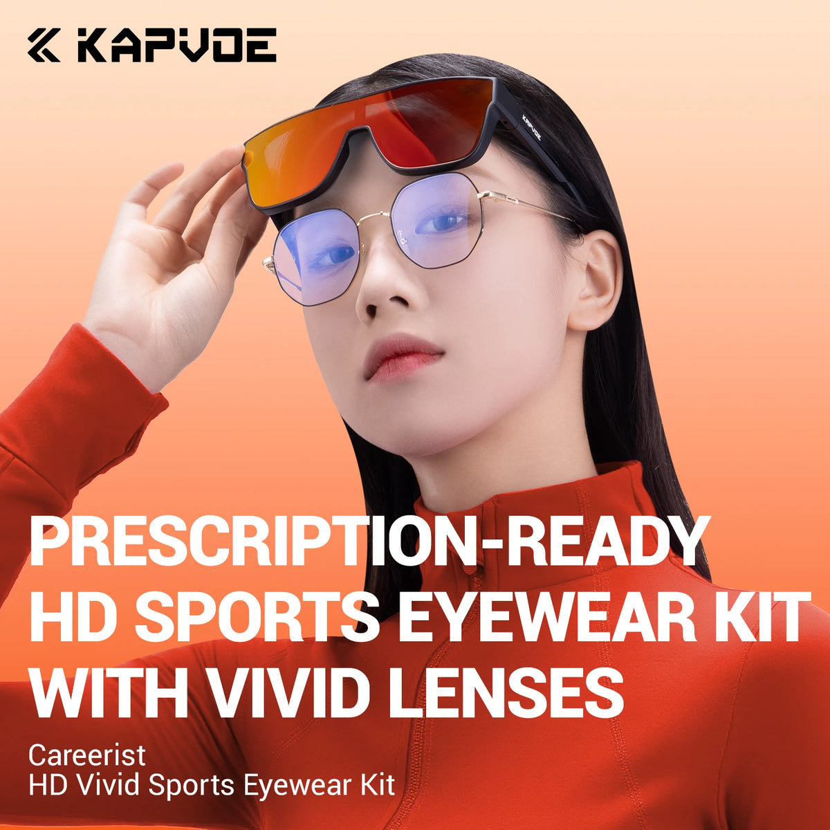 Kapvoe Fitover Sunglasses Fit Over Sunglasses Polarized Lens Wear Over Prescription Eyeglasses UV Protection Men Women