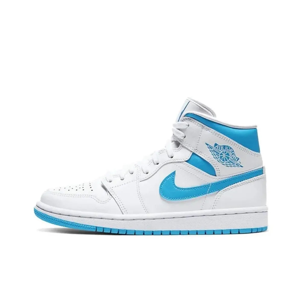 Nike Air Jordan 1 Mid Basketball Shoe Unisex - Classic and versatile, blending court performance with everyday style DQ8426-145
