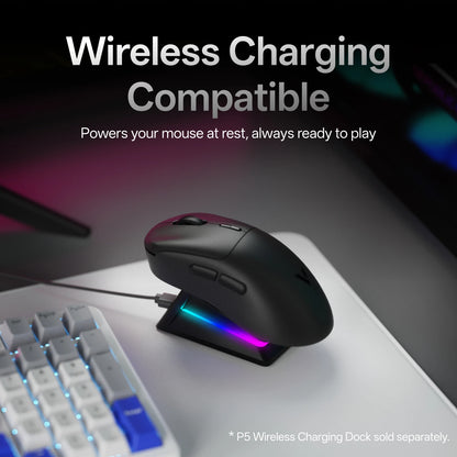 Rapoo VT3Pro GEN-1 Wireless Gaming Mouse 59g Lightweight 8KHz Polling Rate 26000DPI 9 Programmable Buttons Optical Sensor