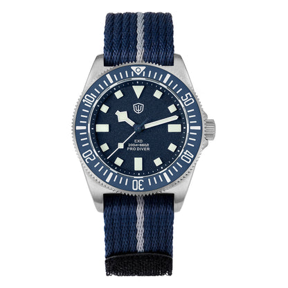 Watchdives EXD V2 40mm Titanium Watch Exchangeable X Design VH31 Sweep Second Movement Quartz Watches Luminous Waterproof 200M