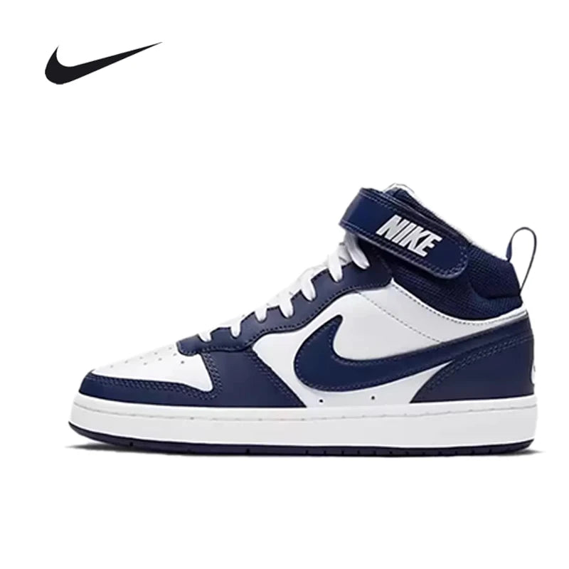 Nike Court Borough Mid Retro – chaussures décontractées pour femmes, baskets athlétiques légères et respirantes, CD7782-107