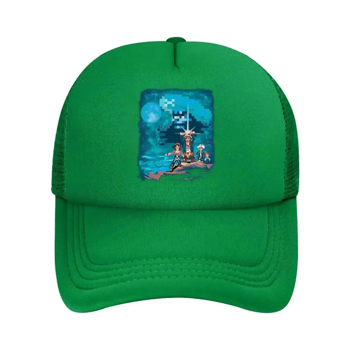 2026 Pixel Adventure Retro, 8 - Bit - Style Character Graphic Art Design Mesh Baseball Cap