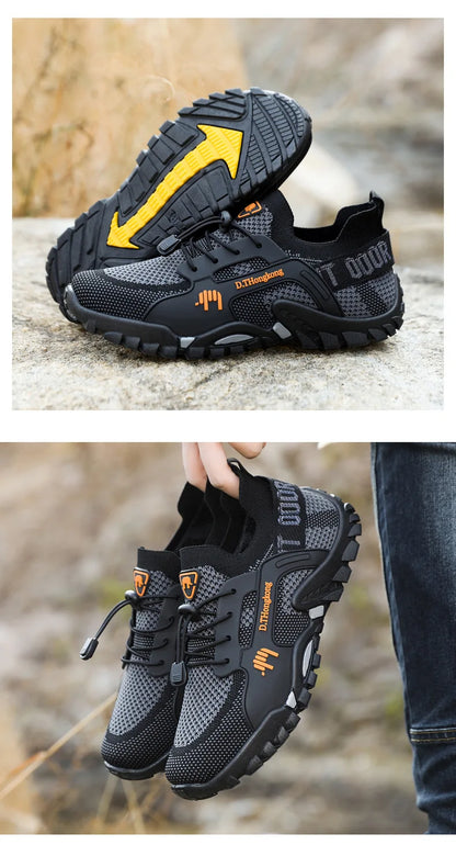 Chaussures décontractées d'été respirantes pour hommes, chaussures de sport pour hommes, confortables et légères, chaussures de sport d'extérieur