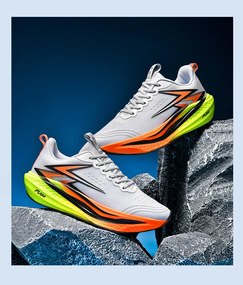 Running Shoes Speciality Marathon Men Sports Breathable Lightweight Carbon Board Women's Comfortable Athletic Nonskid Sneakers