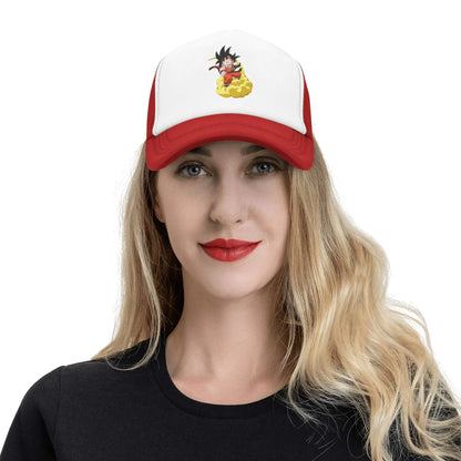 Dragon Ball Son Goku Mesh Baseball Cap Adult Trucker Hat Anime Hats Adjustable Snapback Caps Sports Cap Winter Trucker Hats