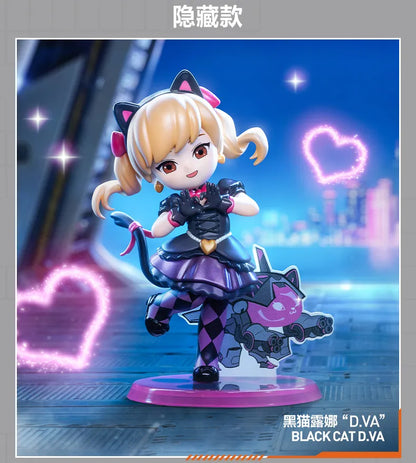 POP MART Overwatch Play of The Game Series originali akloji dėžutė, staigmenos paslaptinga dėžutė, mielos anime veiksmo figūrėlės, dekoracijos ir figūrėlės