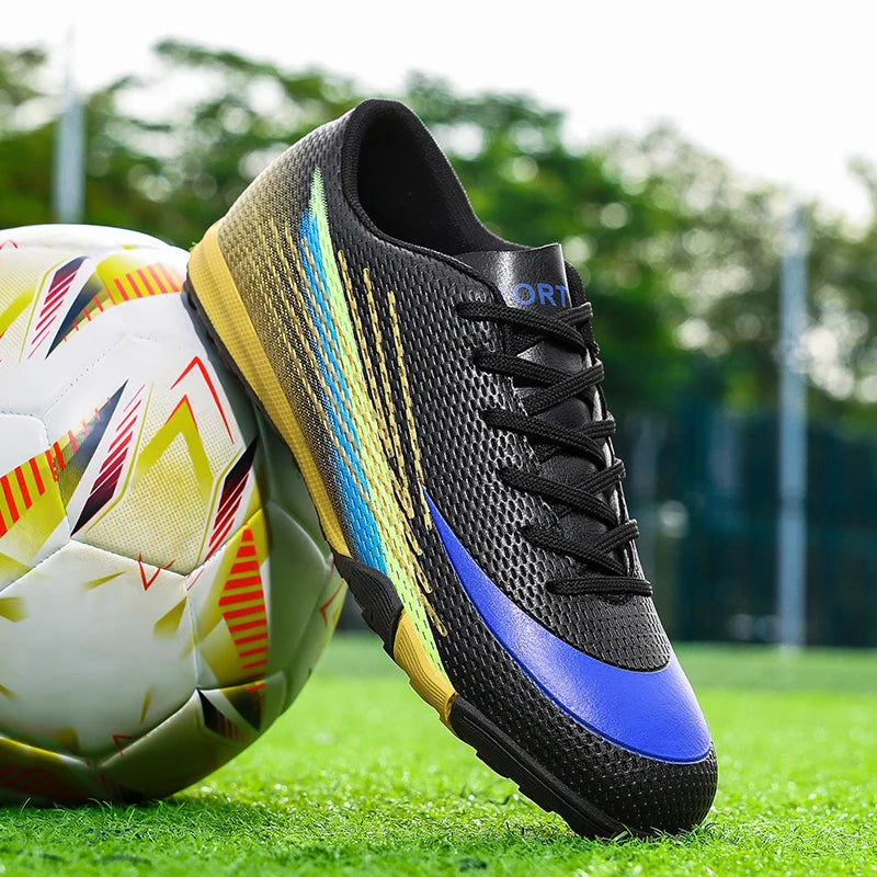 Bottes de Football pour hommes, chaussures de stade à ongles longs, confortables, de haute qualité, antidérapantes, pour Match de société professionnelle