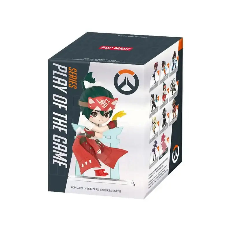 POP MART Overwatch Play of The Game Series Caja Sorpresa Blind Box Juguetes Kawaii Adornos Figuras Decoración del Hogar Muñecos Modelo de Escritorio