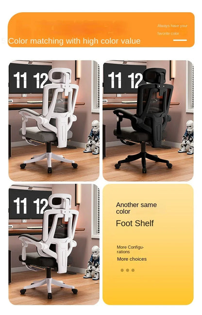 Ergonomic Mesh Office Chair with Lumbar Support, High-Back Computer Desk Chair for Adults, Comfortable Task Chair for Long Hours