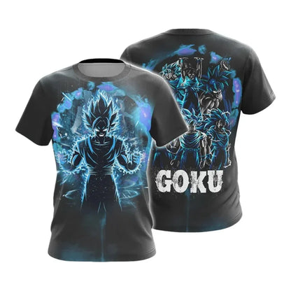 2026 Dragon Ball Z Men's T Shirt Vegeta Streetwear Trend Y2K Harajuku Summer Vegeta T-shirt Anime Saiyan Short Sleeved Goku Tops